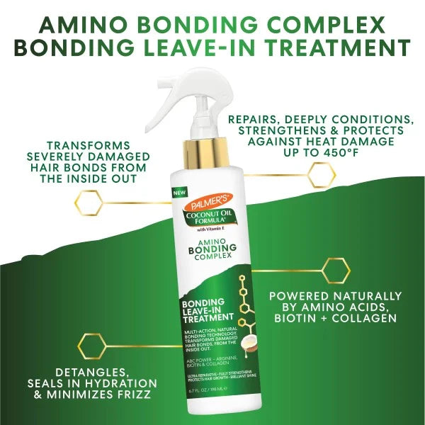 Palmer's Coconut Oil Formula Amino Bonding Complex Bonding Leave-In Treatment 198ml