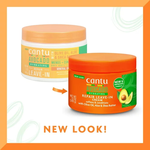 Cantu Avocado Hydrating Leave-in Conditioning Cream 340g/12oz