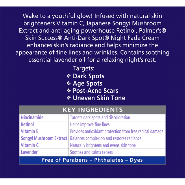 Palmer's Skin Success Nighttime Fade Cream 75g