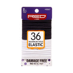 Red By Kiss Thin Elastic Hair Band Black&White 2mm
