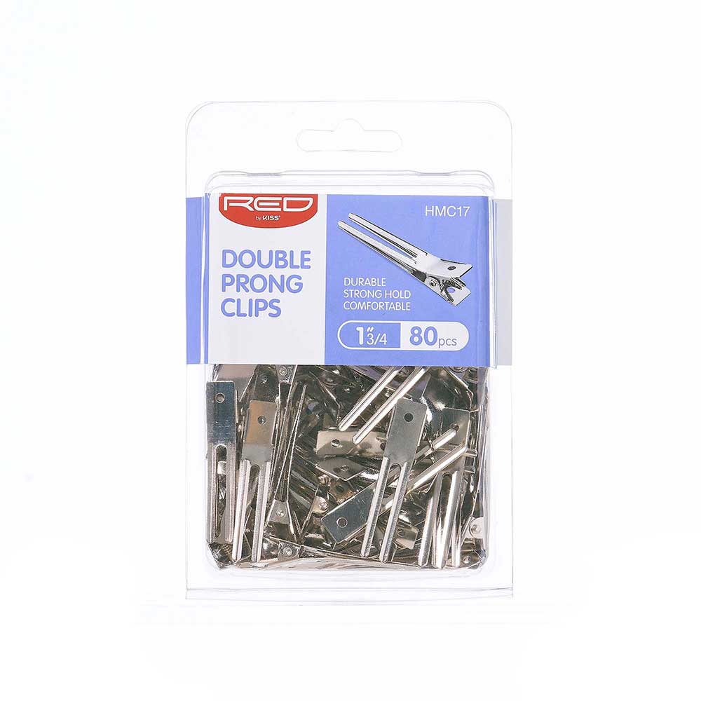Red By Kiss Silver Double Prong Clip 1 3/4″