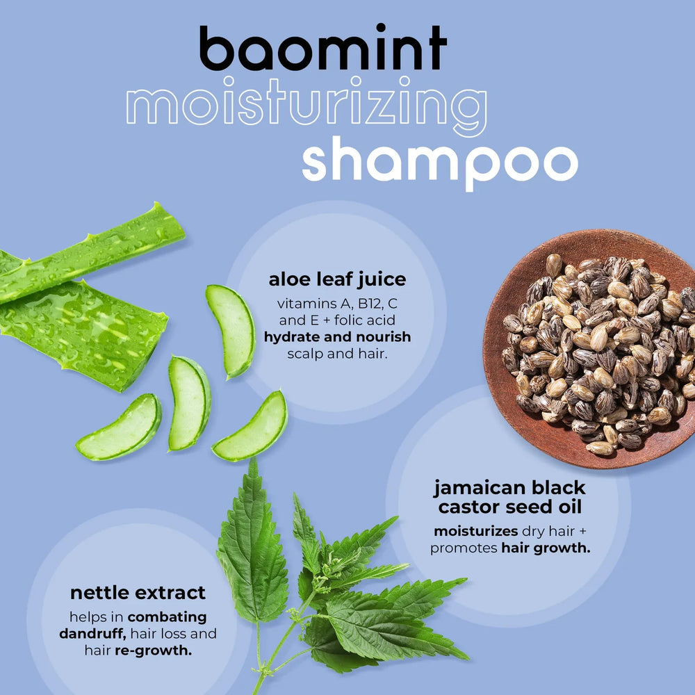 Adwoa Beauty Baomint  Moisturizing Shampoo