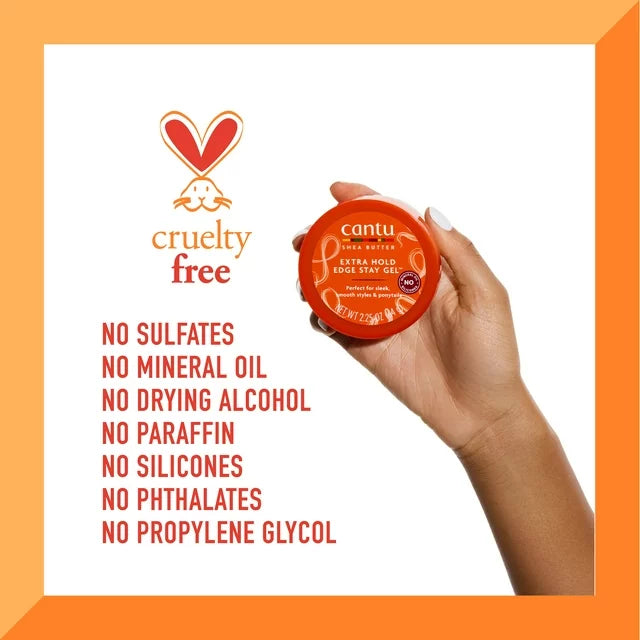 Cantu Extra Hold Edge Stay Gel 64g/2.25oz