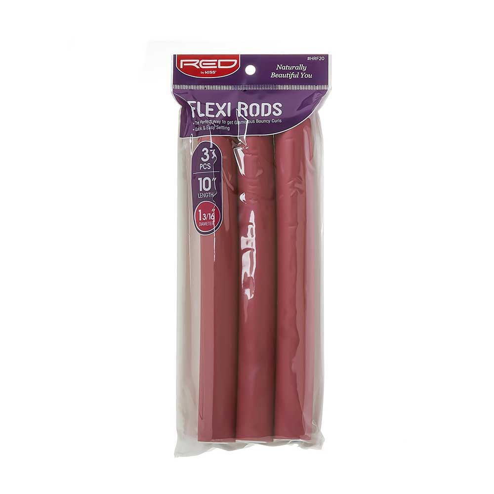 Red By Kiss Flexi Rods 10″ Length Plum