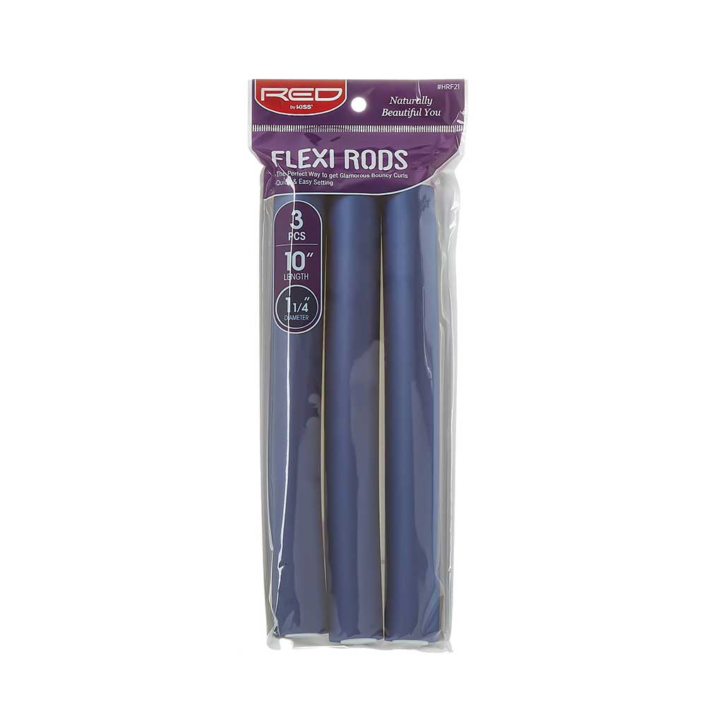 Red By Kiss Flexi Rods 10″ Length Blue