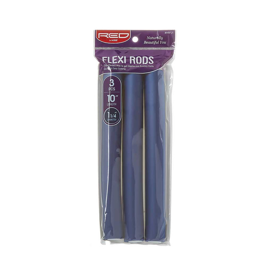 Red By Kiss Flexi Rods 10″ Length Blue