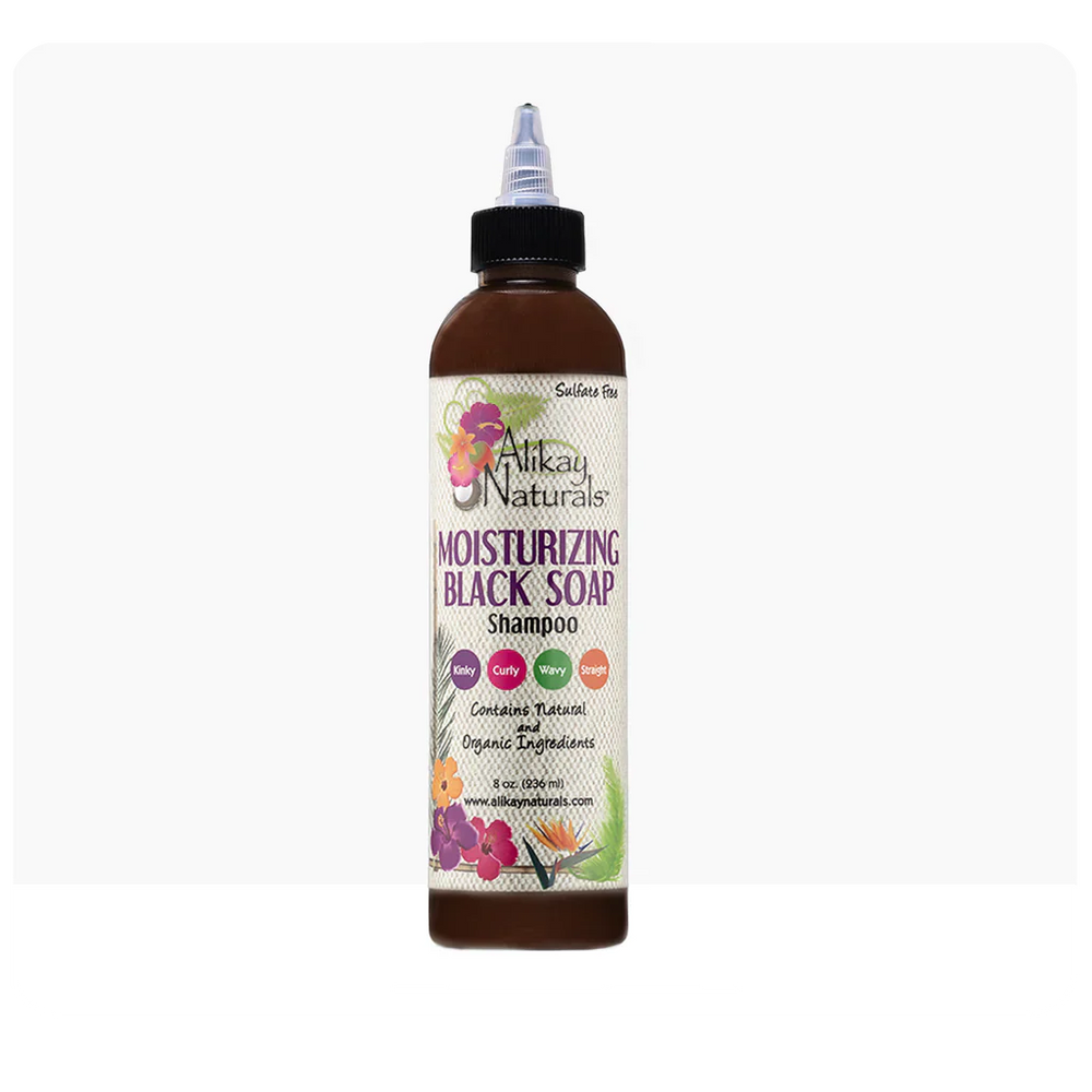 Alikay Naturals Moisturizing Black Soap Shampoo 236ml/8oz