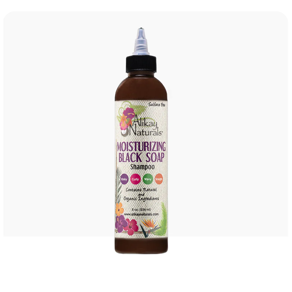Alikay Naturals Moisturizing Black Soap Shampoo 236ml/8oz