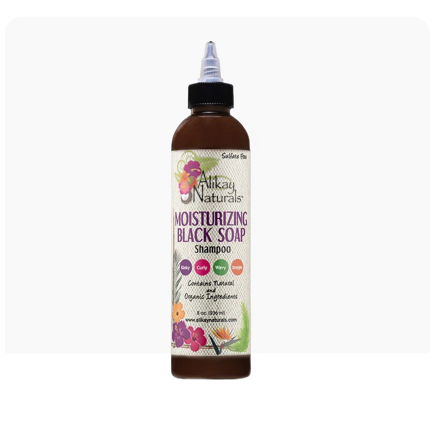 Alikay Naturals Moisturizing Black Soap Shampoo 236ml/8oz