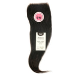 RUSH 100% Hand Crafted Brazilian Glamour Full Lace Closure 4x4 with Baby Hair Straight