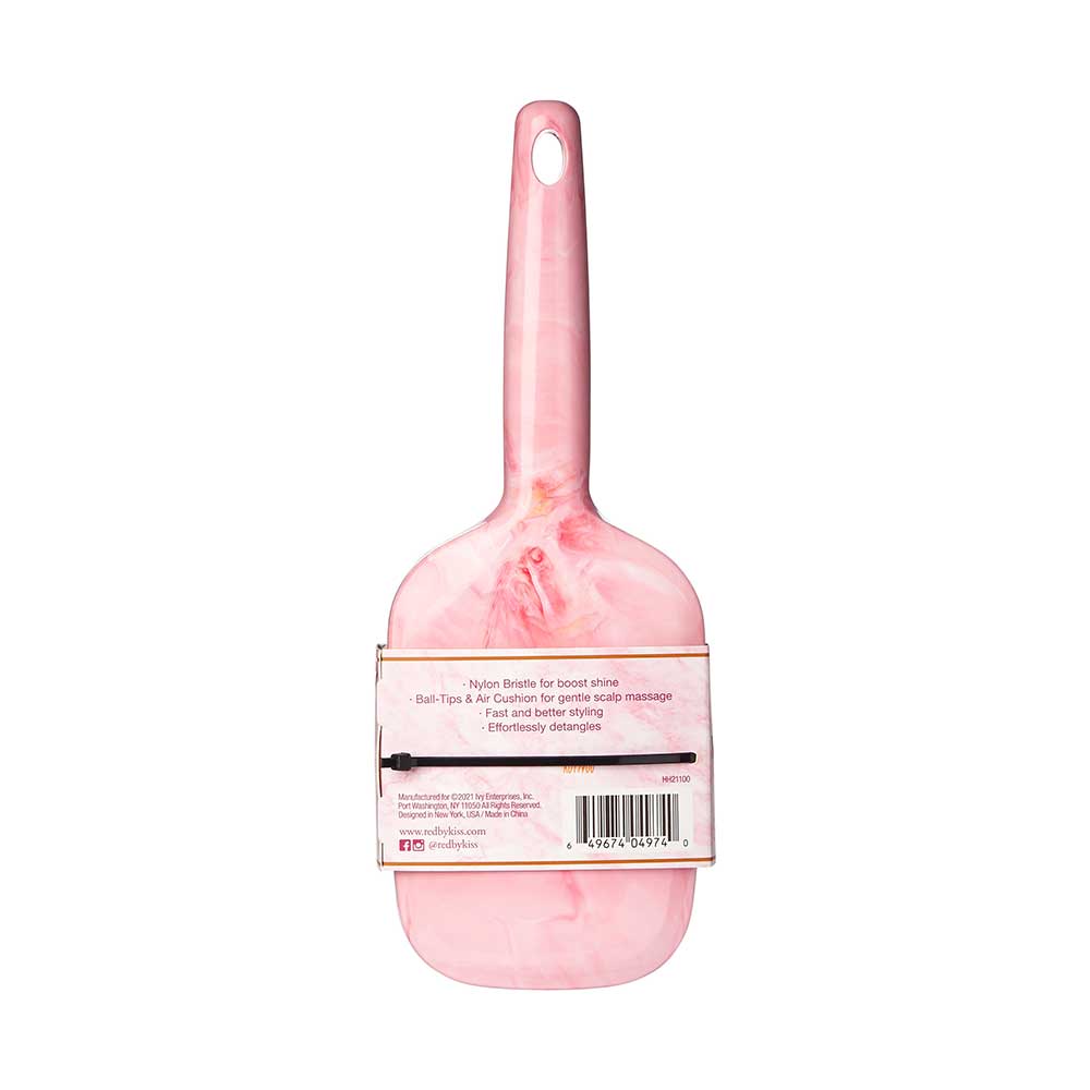 Red By Kiss Marblous Paddle Square Brush  For Great Hair Day, Everyday