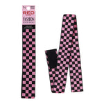 Red By Kiss Fashion Edge Band  Pink Check