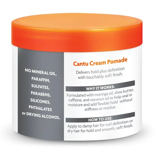 Cantu for Men Cream Pomade with Flexible Hold 227g/8oz