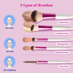KISS RK MAKE UP BRUSH KIT - TOTAL FACE SET
