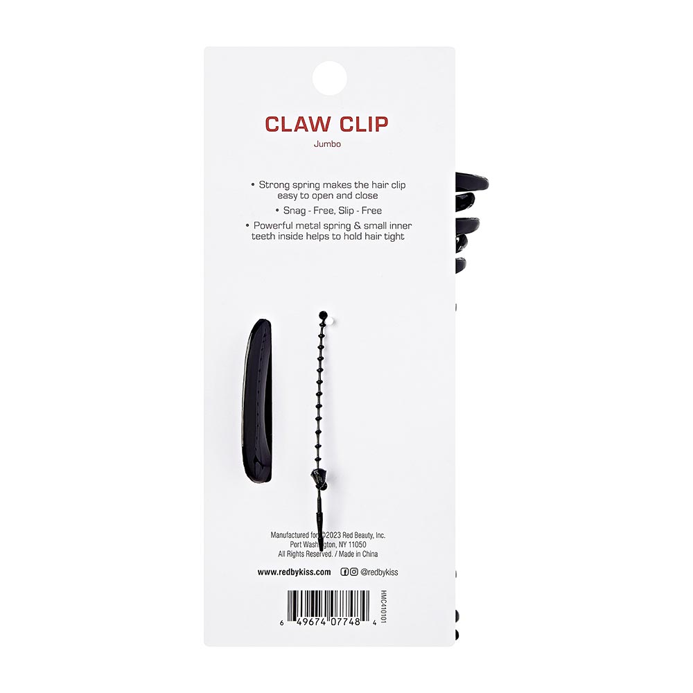 Red By Kiss Hair Claw Clip