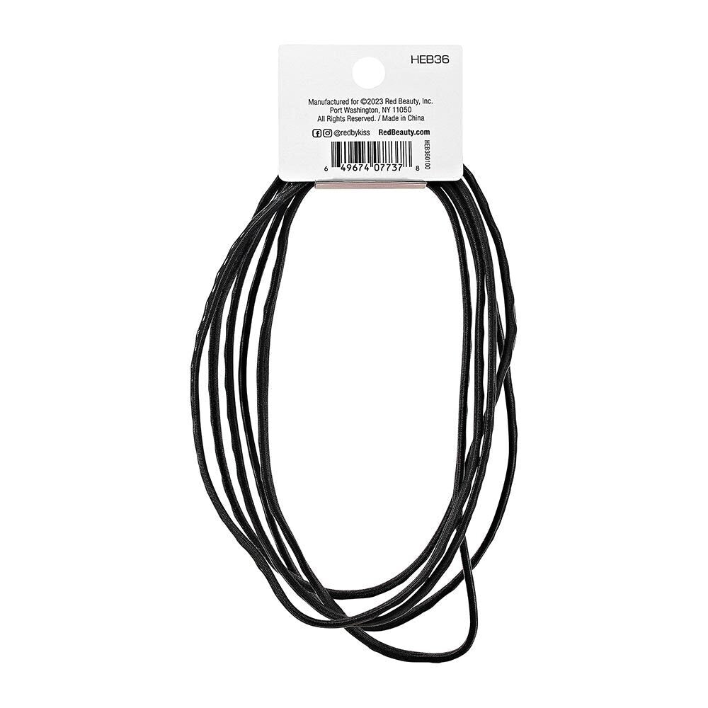 Red By Kiss Silicon Elastic Sport Headband 10mm (5pcs)