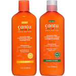 Cantu Shea Butter For Natural Hair Sulphate-Free Cleansing Cream Shampoo & Conditioner Twin 2 x 400ml