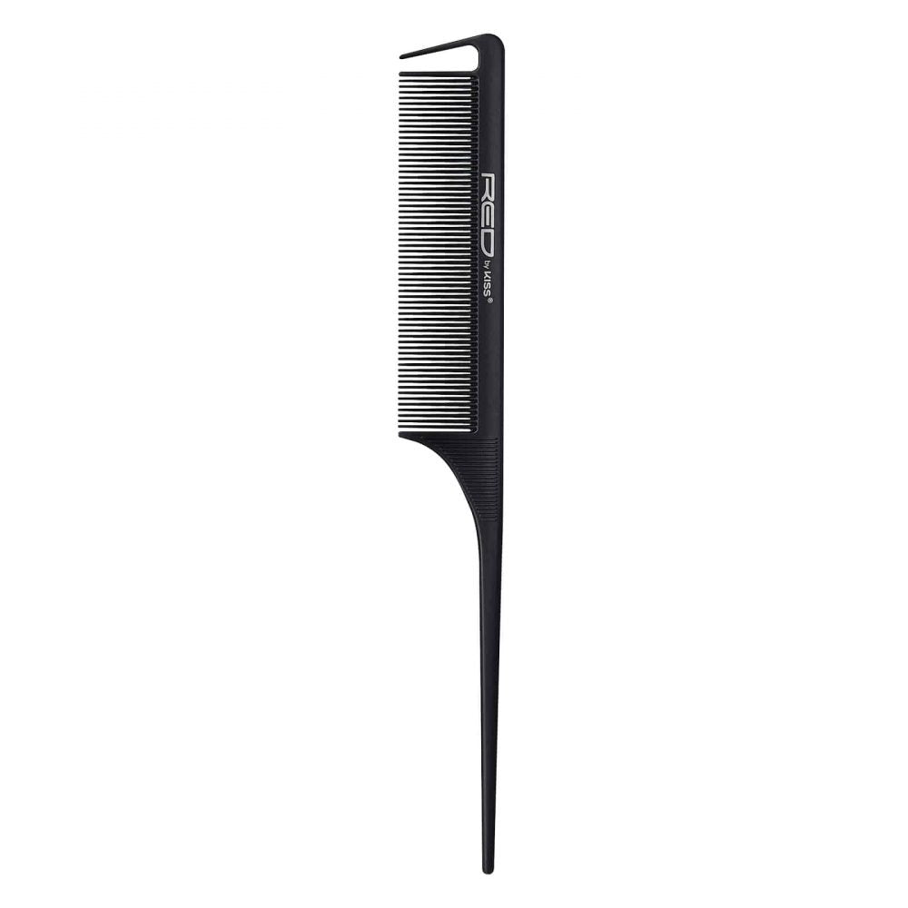 Red By Kiss Heat Resistant Parting Rat Tail Comb