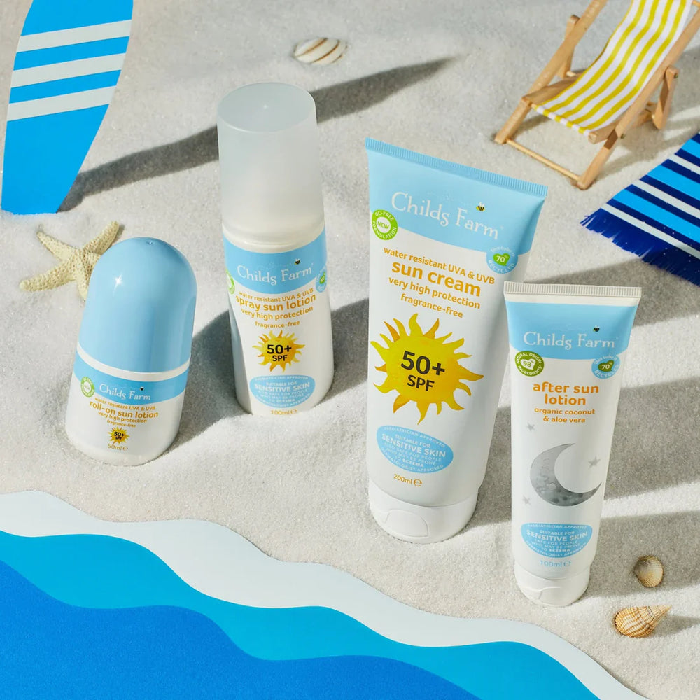 Childs Farm Sensitive Skin Experts 50+ SPF Roll-On Sun Lotion 50ml