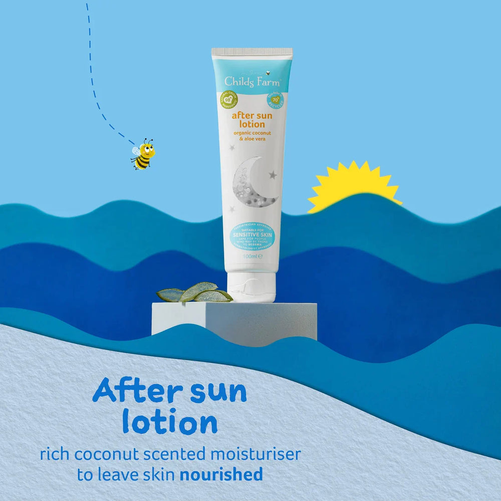 Childs Farm Sensitive Skin Experts Organic Coconut After Sun Lotion 100ml
