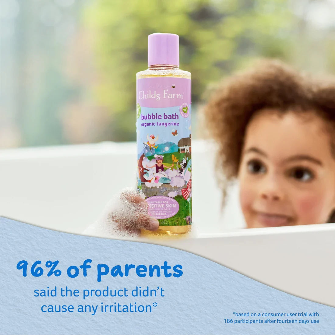 Childs Farm Sensitive Skin Experts Organic Tangerine Bubble Bath