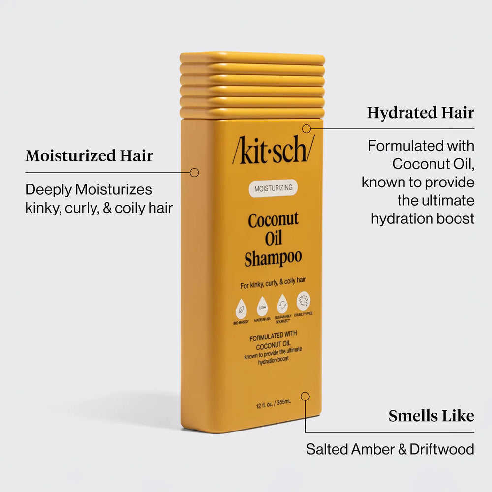 Kitsch Moisturizing Coconut Oil Shampoo & Conditioner Combo