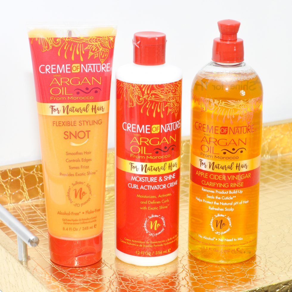 Creme of Nature Argan Oil Apple Cider Vinegar Clarifying Rinse 15.5oz