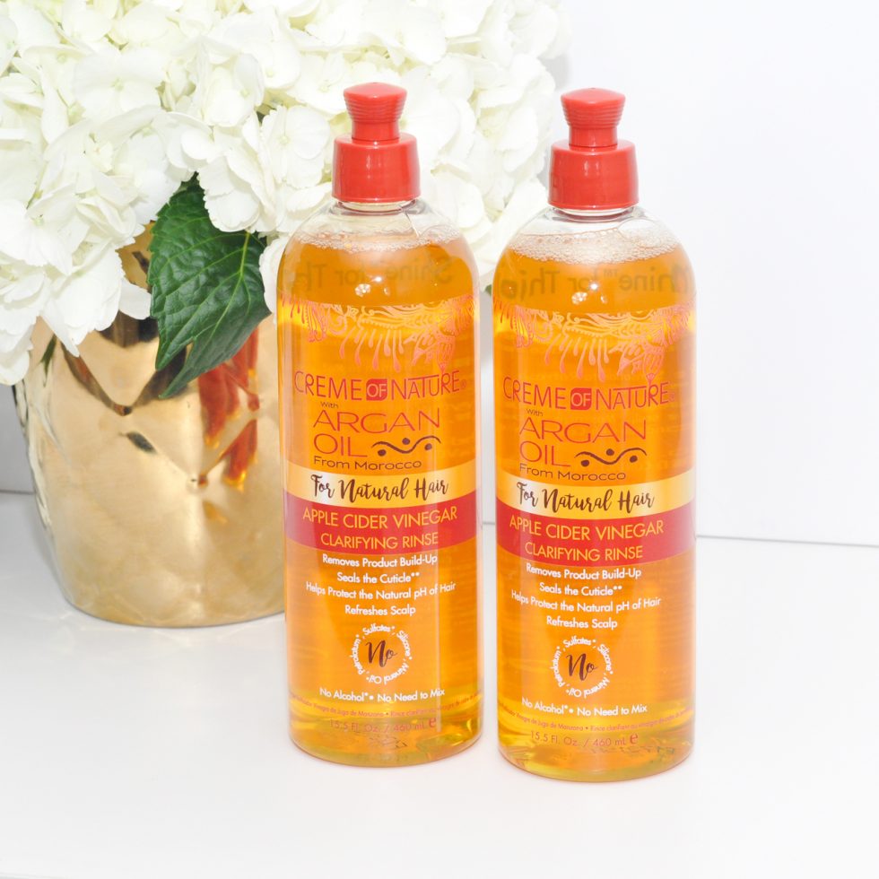 Creme of Nature Argan Oil Apple Cider Vinegar Clarifying Rinse 15.5oz
