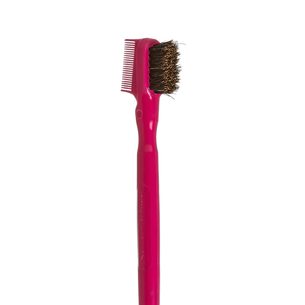 Red By Kiss Professional 3-in-1 Edge Brush  100% Boar Bristles
