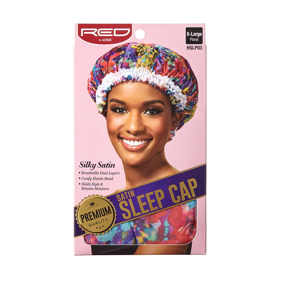 Red By Kiss Premium Silky Satin Sleep Cap