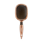 Red By Kiss Rose Gold Chrome Paddle ROUND Brush  Perfect for Blow Drying,