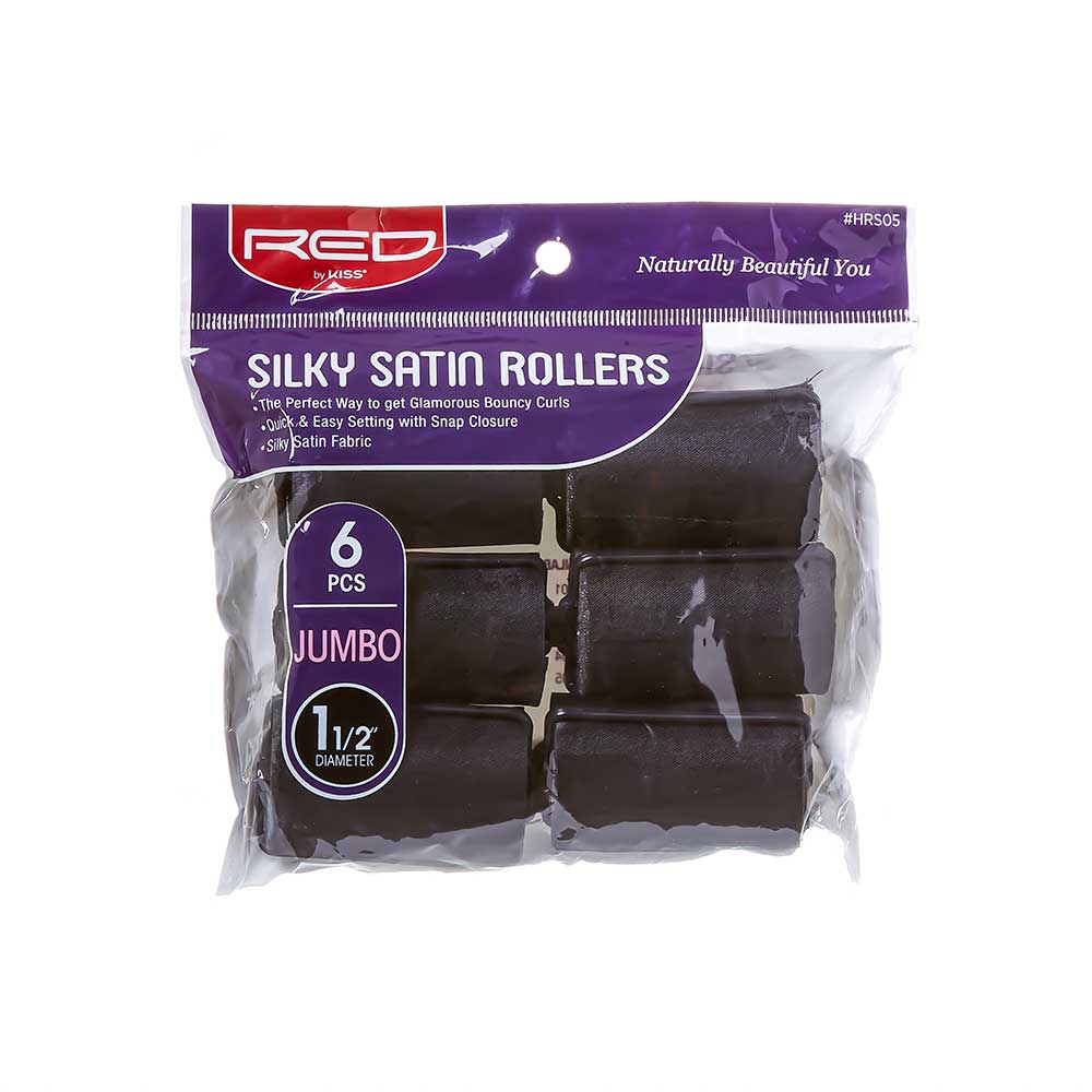 Red By Kiss Silky Satin Rollers
