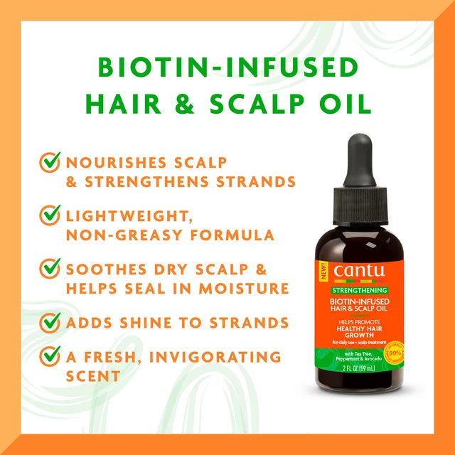 Cantu Biotin-Infused Hair & Scalp Oil 59ml