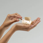 Kitsch pop Cloud Clip 7pc Set Vintage - Pearlized Cream