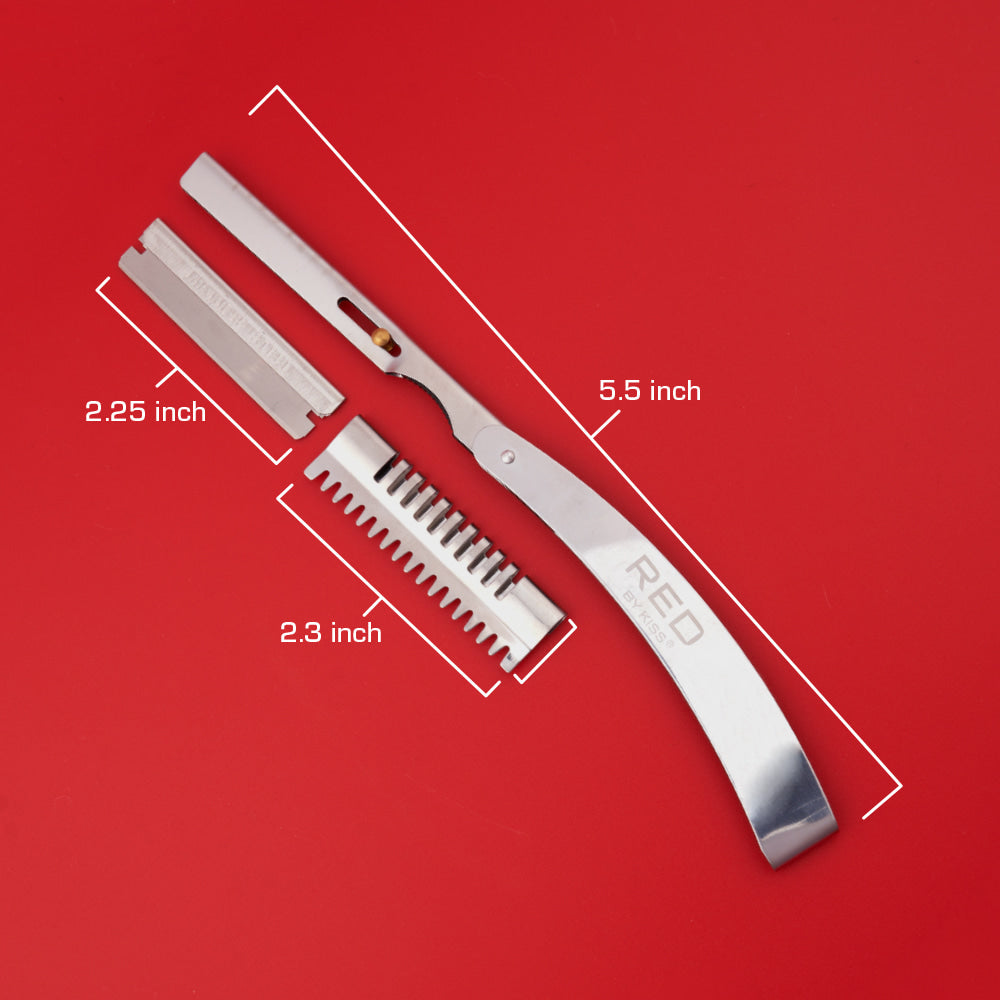 Red By Kiss Stainless Steel Hair Shaper with Guides