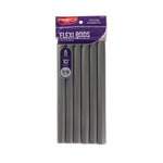 Red By Kiss Flexi Rods 10″ Length Gray