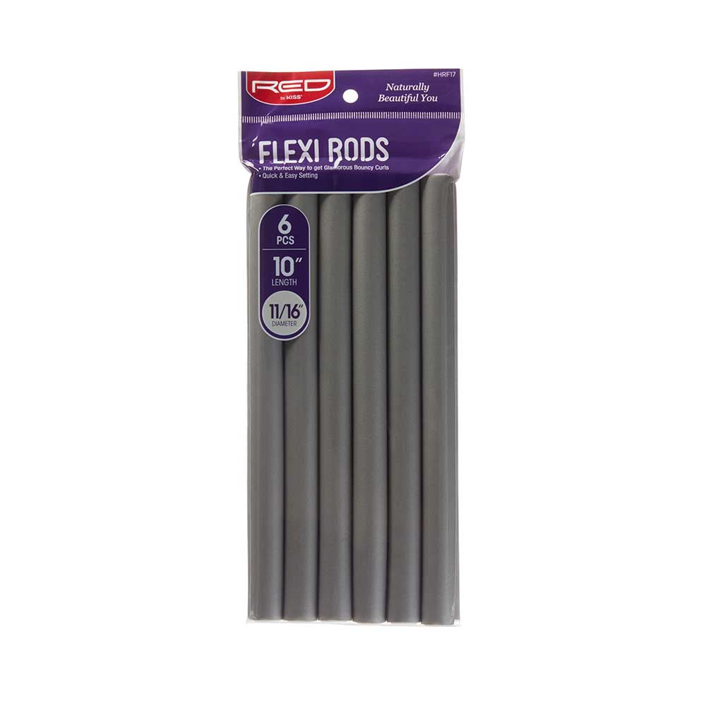 Red By Kiss Flexi Rods 10″ Length Gray