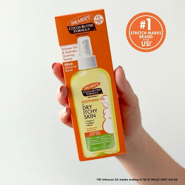 Palmer’s Cocoa Butter Soothing Oil for Dry Itchy Skin 150ml