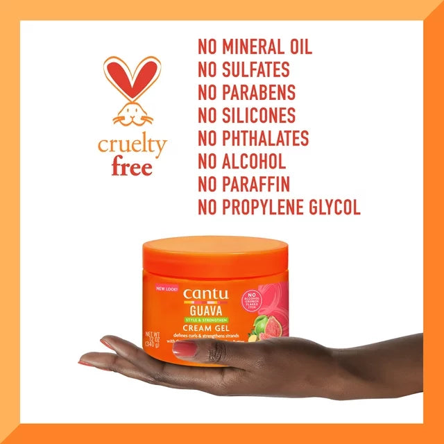 Cantu Guava Style & Strengthen Cream Gel 340g/12oz