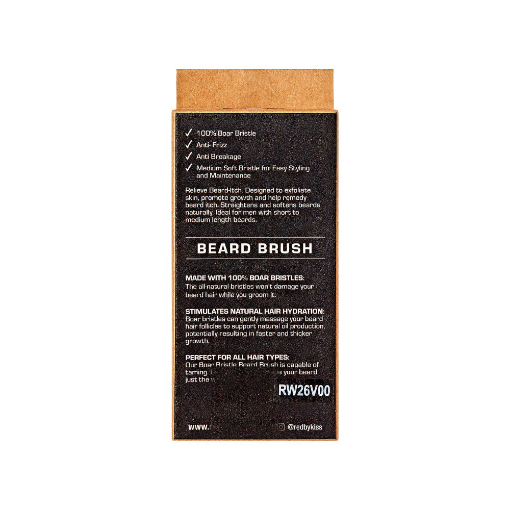 Red By Kiss Premium Beard Medium Soft Military Brush