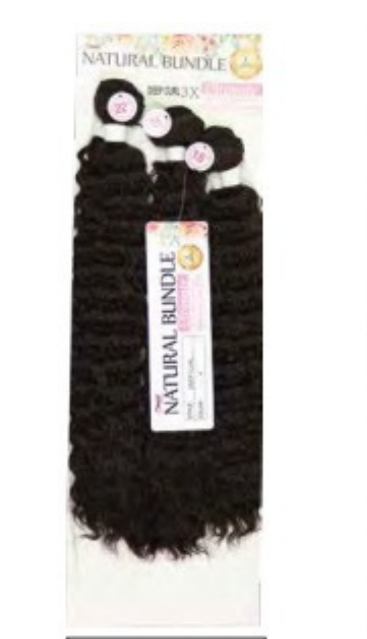 Smart Natural Ultimate Premium Fiber Weave – Super Soft Deep Curl | 3X Bundle (18, 20 & 22 Inch)