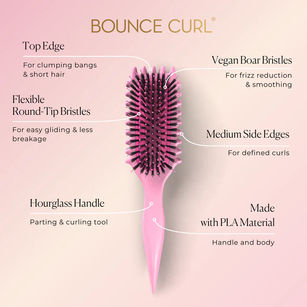 Bounce Curl Define EdgeLift Brush Pink