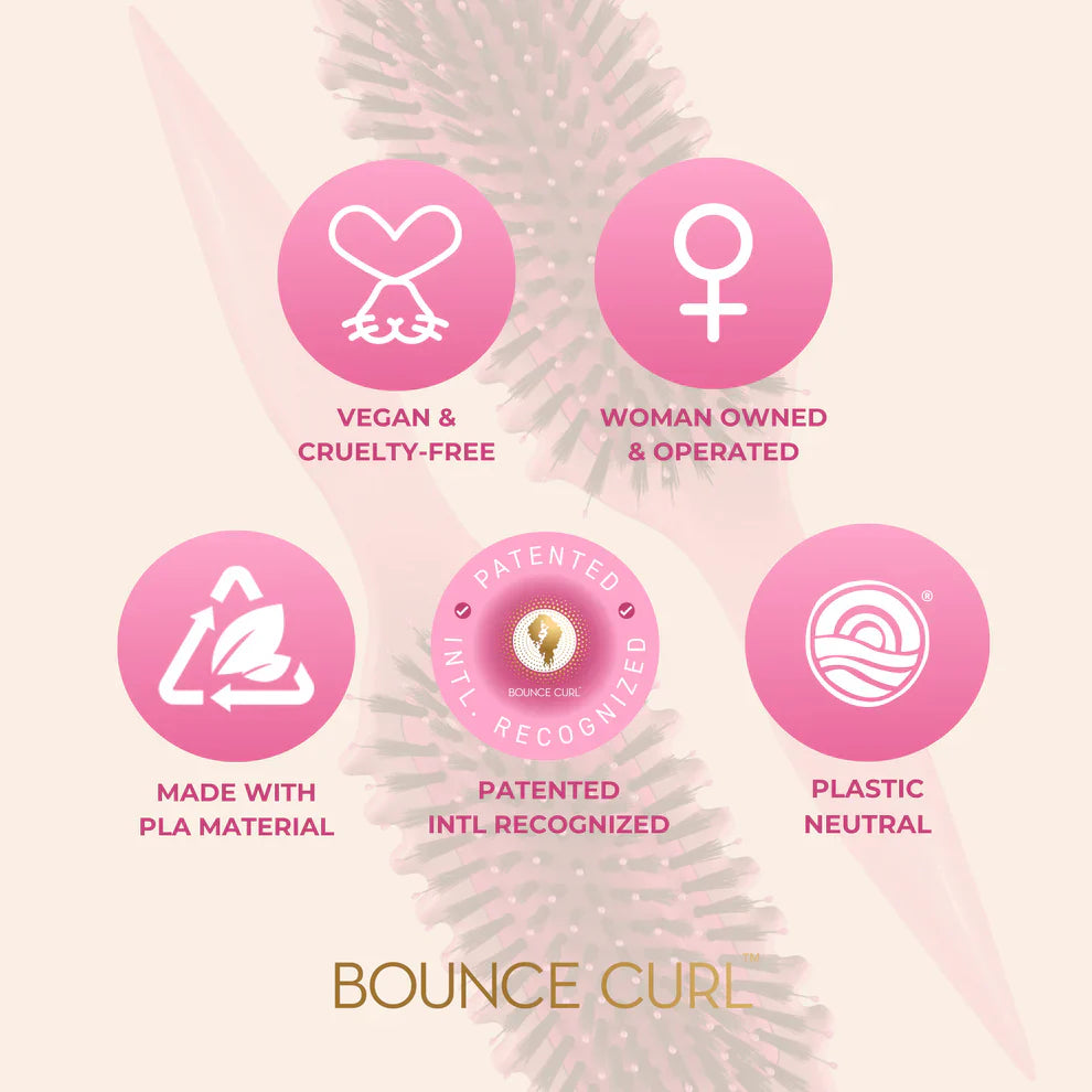 Bounce Curl Define EdgeLift Brush Pink