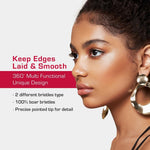 Red By Kiss 4-in-1 360° Edge Brush with Rat Tail
