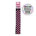 Red By Kiss Fashion Edge Band  Pink Check