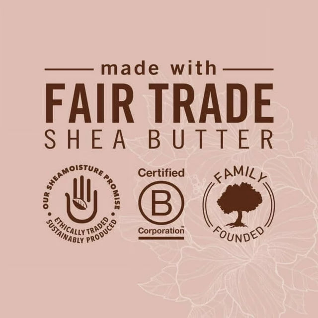 Shea Moisture Coconut & Hibiscus Hydrating Hair Mask Frizz Control 326g