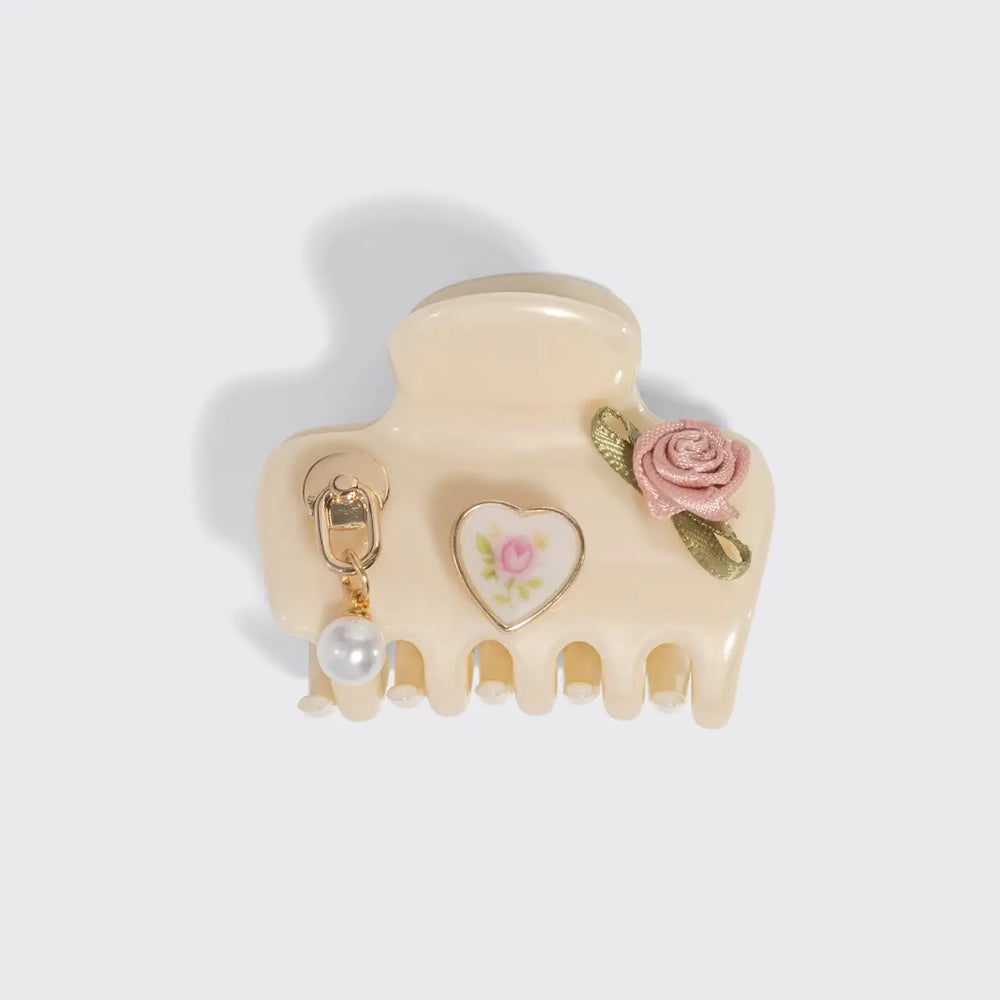 Kitsch pop Cloud Clip 7pc Set Vintage - Pearlized Cream