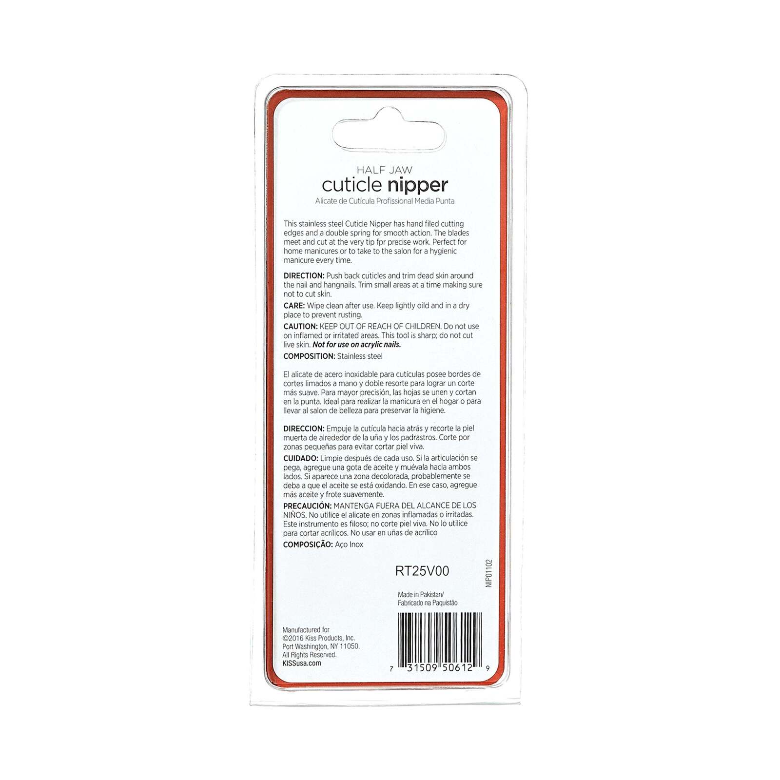 KISS NEW YORK Premium Cuticle Nipper