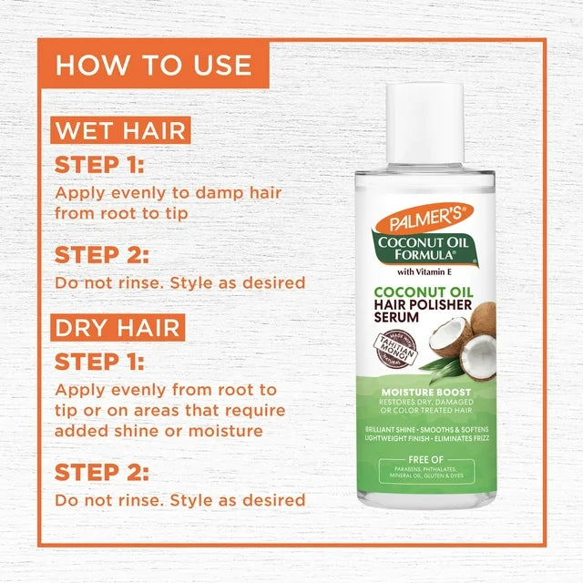 Palmer's Coconut Oil Formula Hair Polisher Serum 177ml