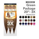 EZBRAID Green Package 20" - 3X